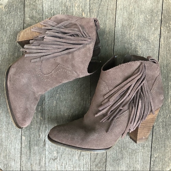 Steve Madden Shoes - Steve Madden Ponncho Suede Fringe Boots
